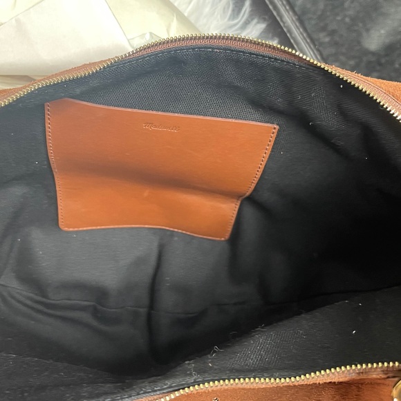 Madewell The Essential Brown Suede Shoulder Bag - Picture 6 of 6
